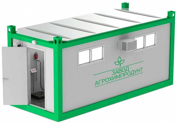 Мобильное спиртохранилище — компоновка