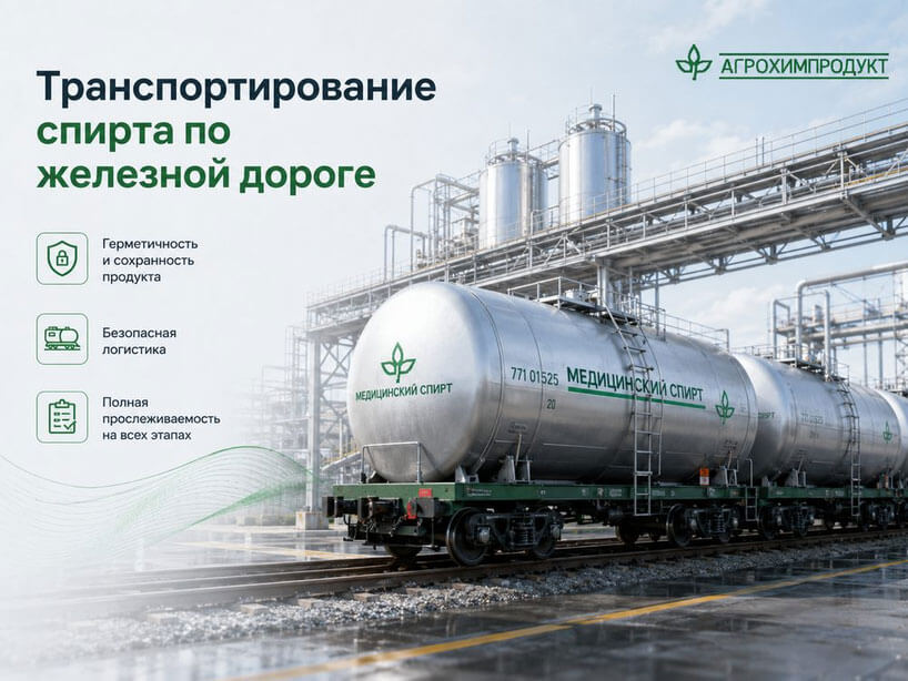 Транспортирование спирта по железной дороге