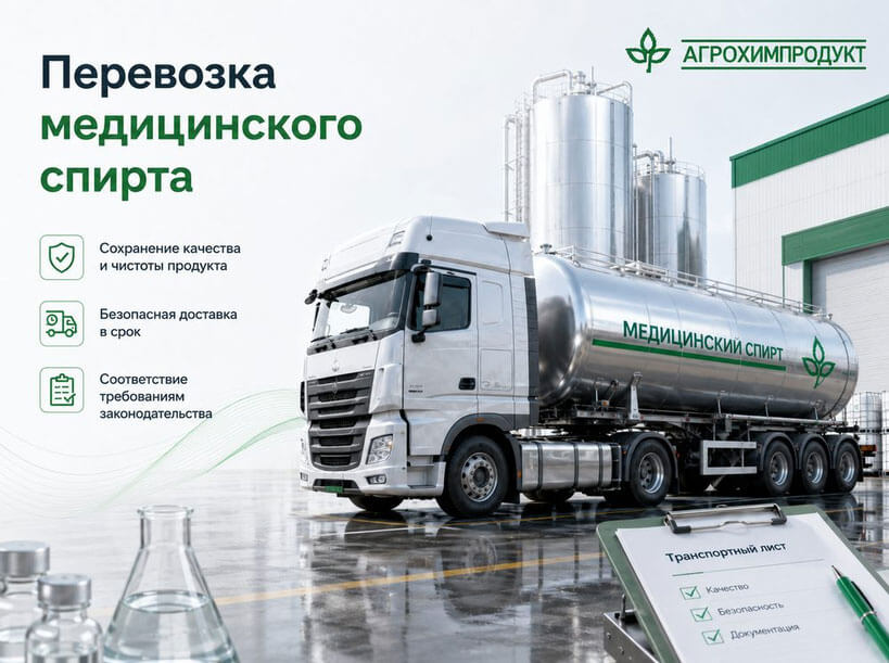 Перевозка медицинского спирта