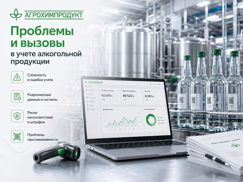 Проблемы и вызовы в учёте алкогольной продукции