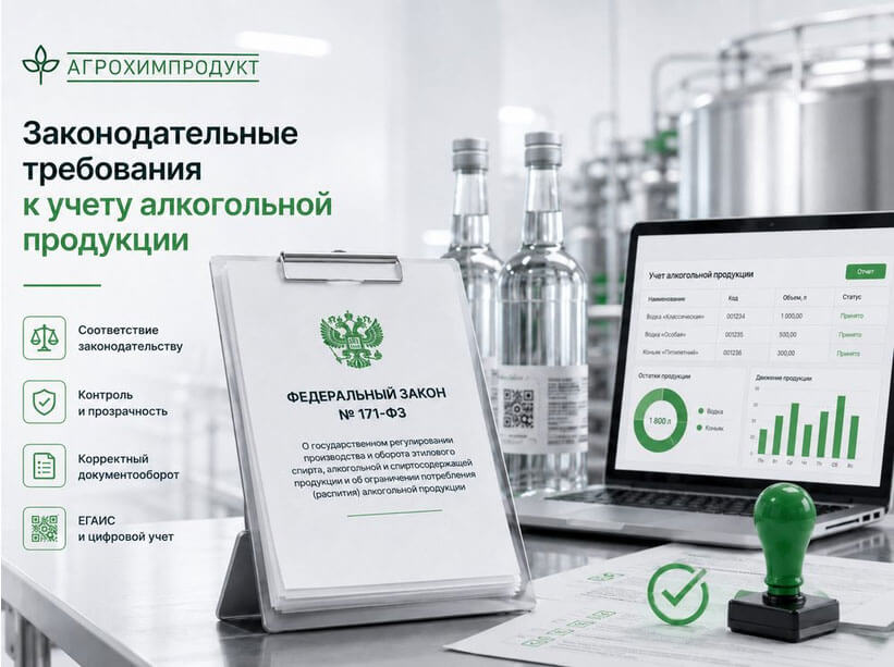 Законодательные требования к учёту алкогольной продукции